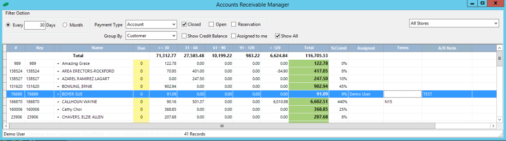 Accounts Receivable Manager