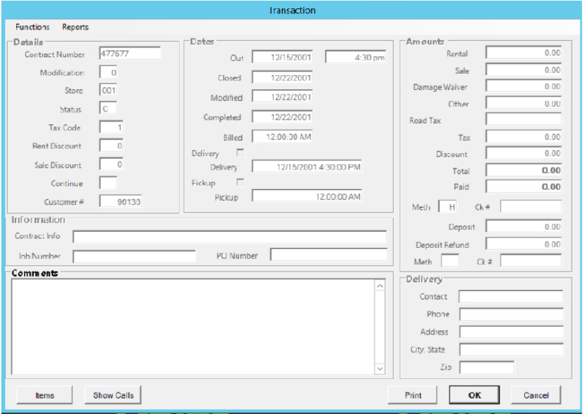 Transaction File