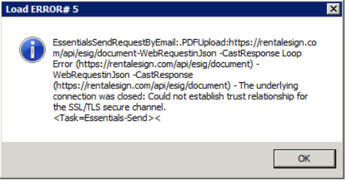 eSign Resolution Page
